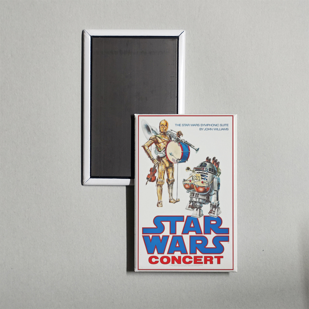 Star Wars Concert Mini Movie Fridge Magnet