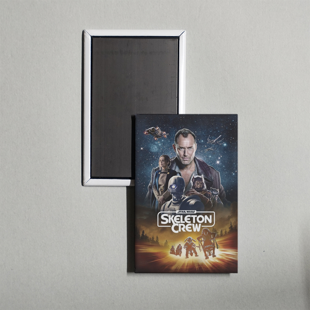 Star Wars Skeleton Crew TV Show Fridge Magnet