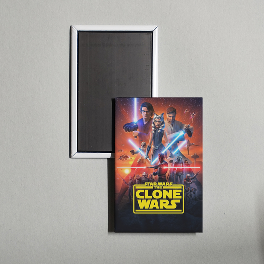 Star Wars The Clone Wars TV Show Fridge Magnet
