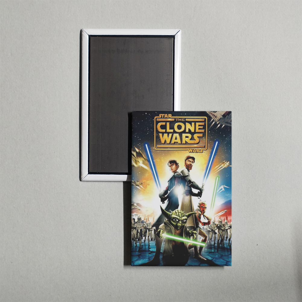 Star Wars The Clone Wars Mini Movie Fridge Magnet