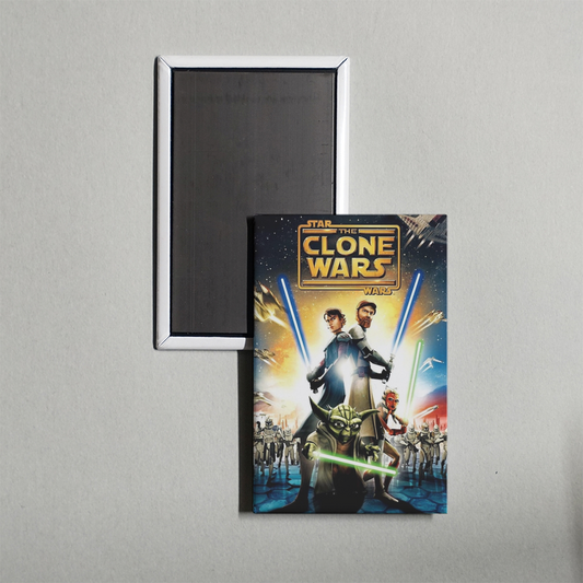 Star Wars The Clone Wars Mini Movie Fridge Magnet