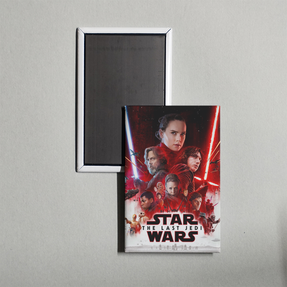 Star Wars The Last Jedi Mini Movie Fridge Magnet