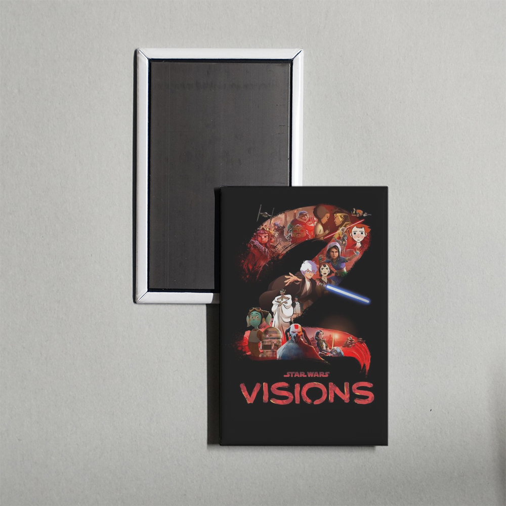 Star Wars Visions TV Show Fridge Magnet