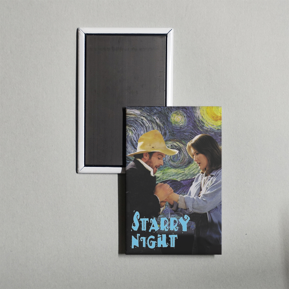Starry Night Mini Movie Fridge Magnet
