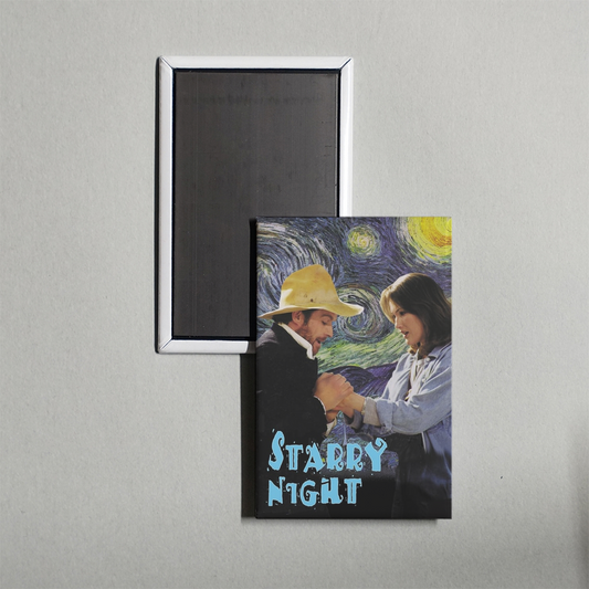 Starry Night Mini Movie Fridge Magnet