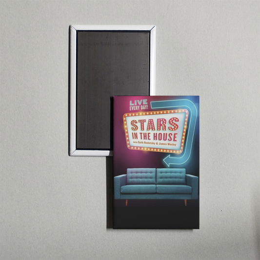 Stars in the House TV Show Fridge Magnet