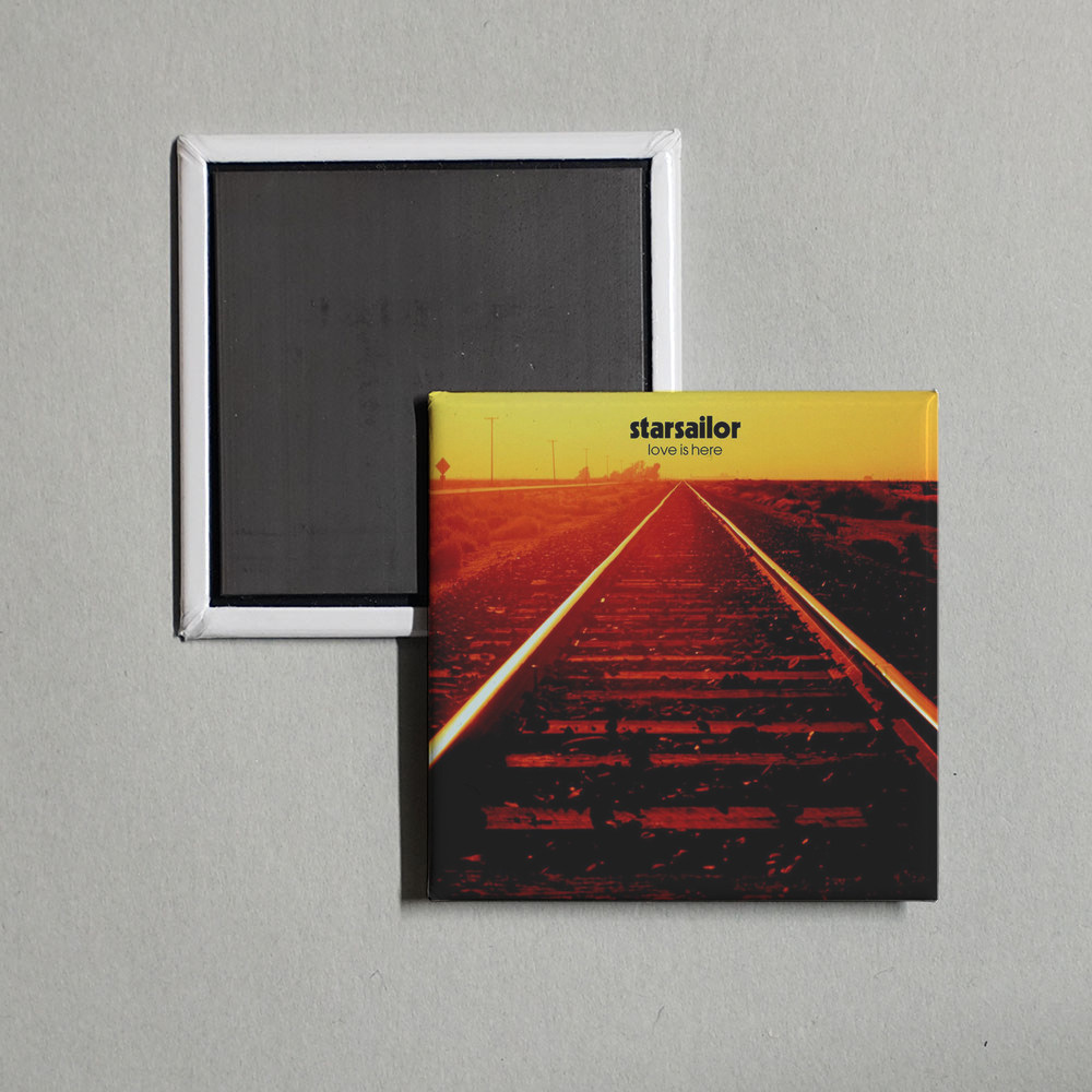 Starsailor - Love Is Here Album Cover Fridge Magnet