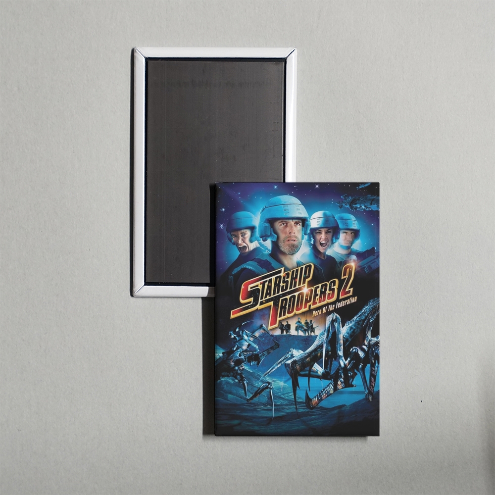 Starship Troopers 2 Hero of the Federation Mini Movie Fridge Magnet