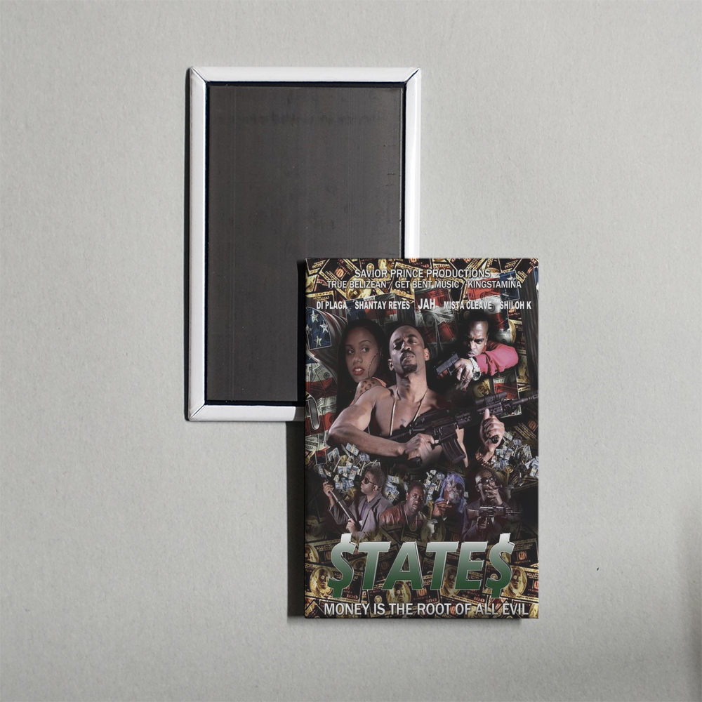States Mini Movie Fridge Magnet