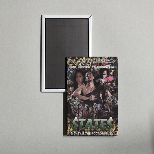 States Mini Movie Fridge Magnet