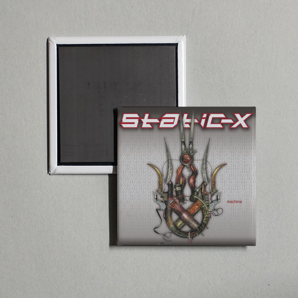 Static-X - Machine Album Cover Fridge Magnet