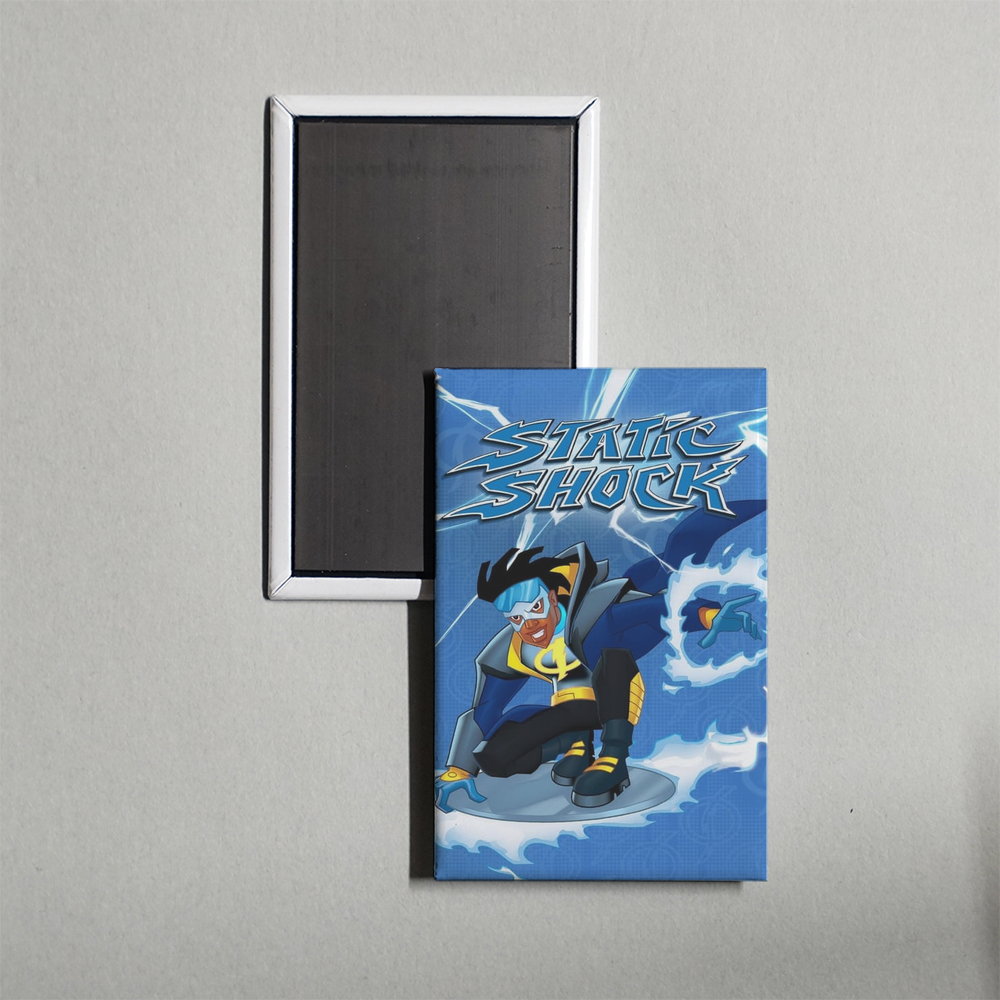 Static Shock TV Show Fridge Magnet