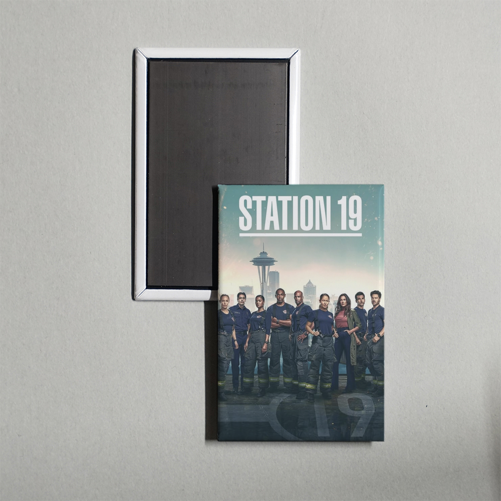 Station 19 TV Show Fridge Magnet