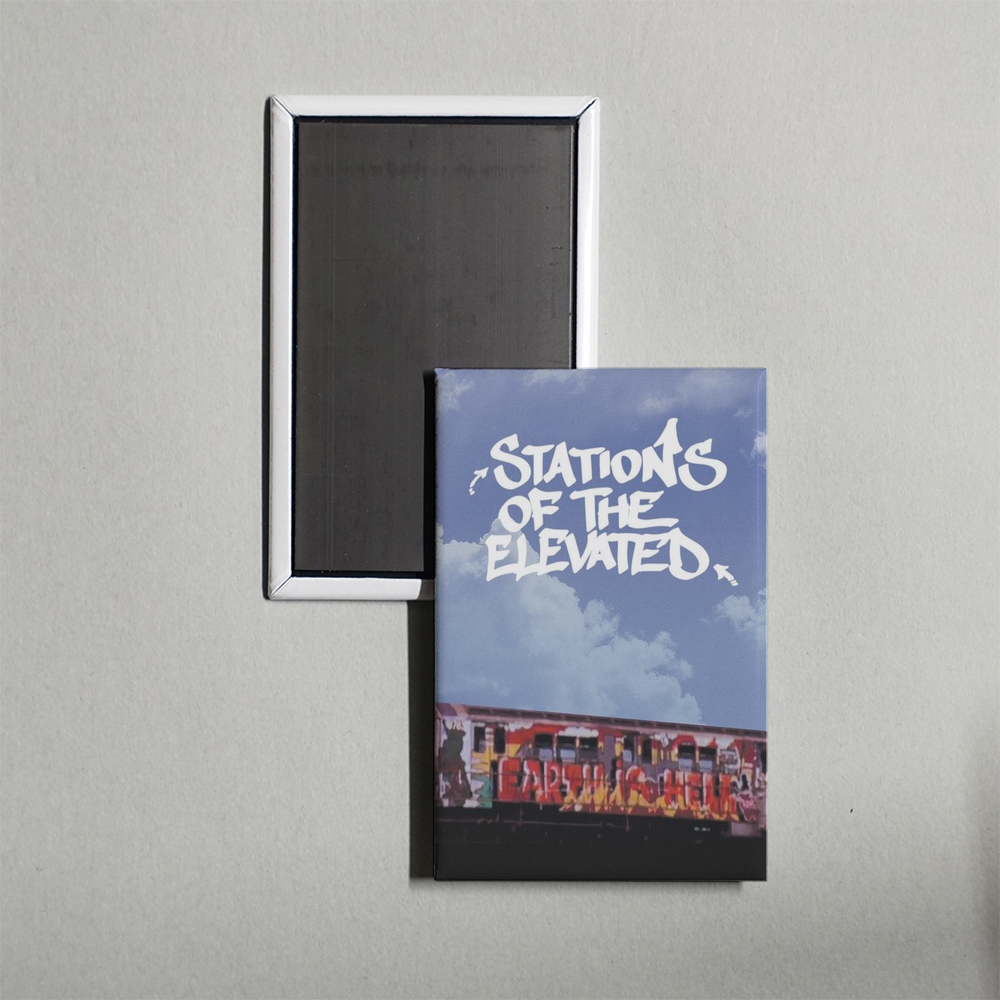 Stations of the Elevated Mini Movie Fridge Magnet
