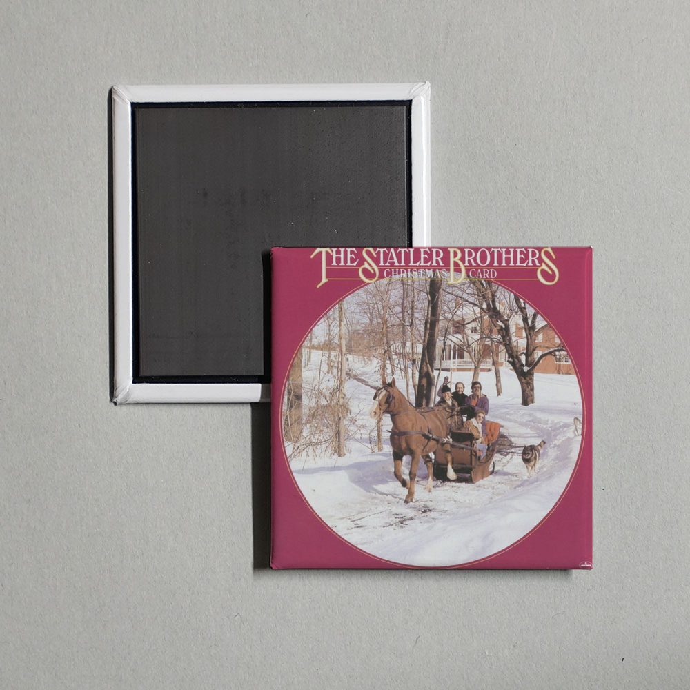 Statler Brothers - Christmas Card Album Cover Fridge Magnet
