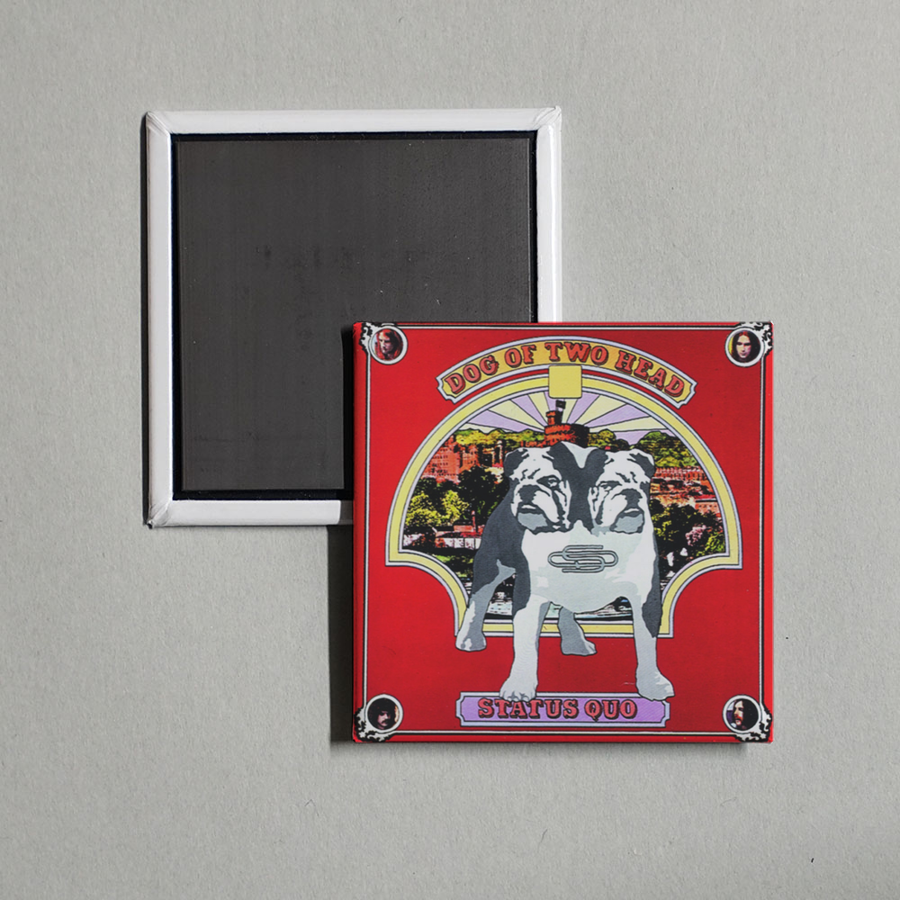 Status Quo - Dog of Two Head Album Cover Fridge Magnet