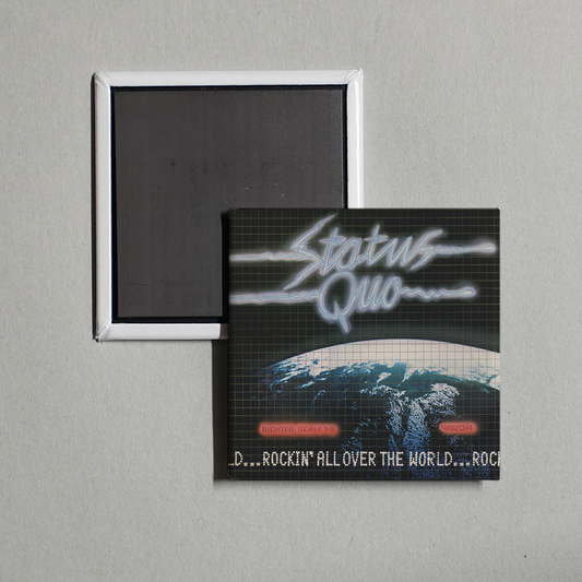 Status Quo - Rockin' All Over The World Album Cover Fridge Magnet