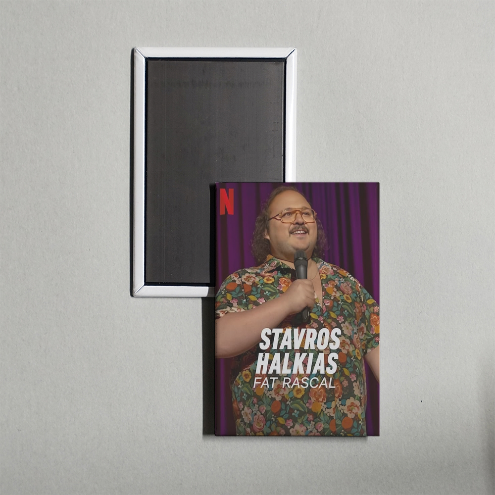 Stavros Halkias Fat Rascal Mini Movie Fridge Magnet