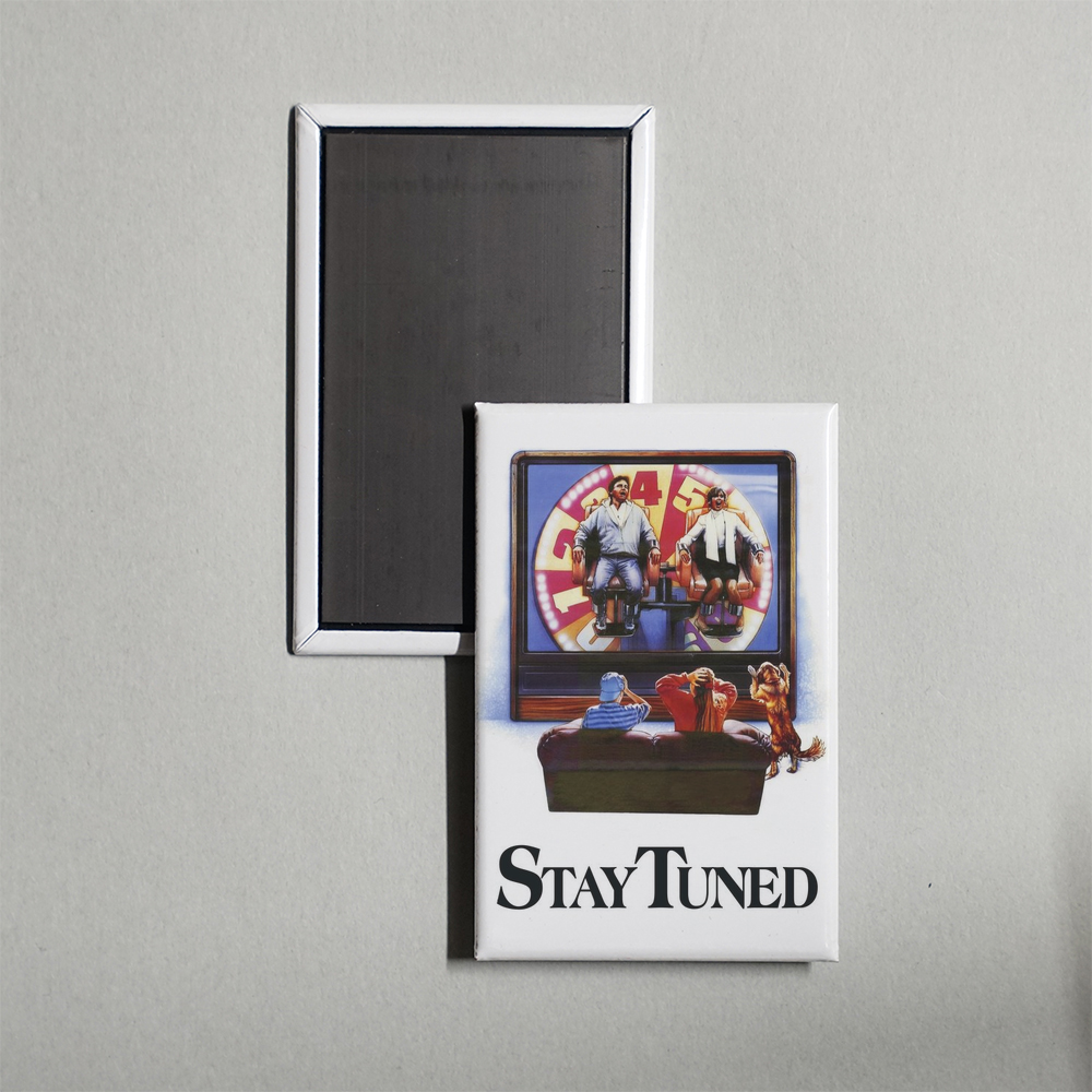 Stay Tuned Mini Movie Fridge Magnet