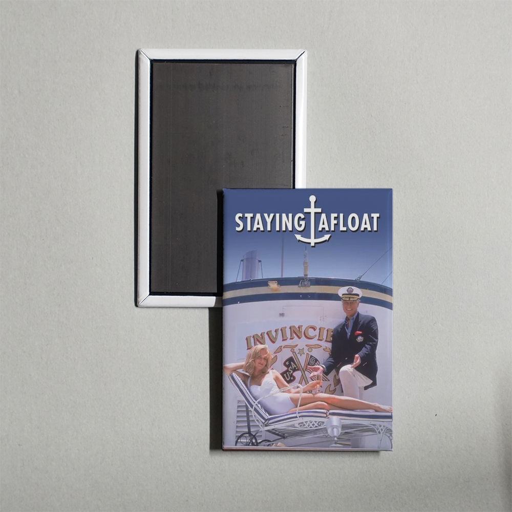 Staying Afloat Mini Movie Fridge Magnet