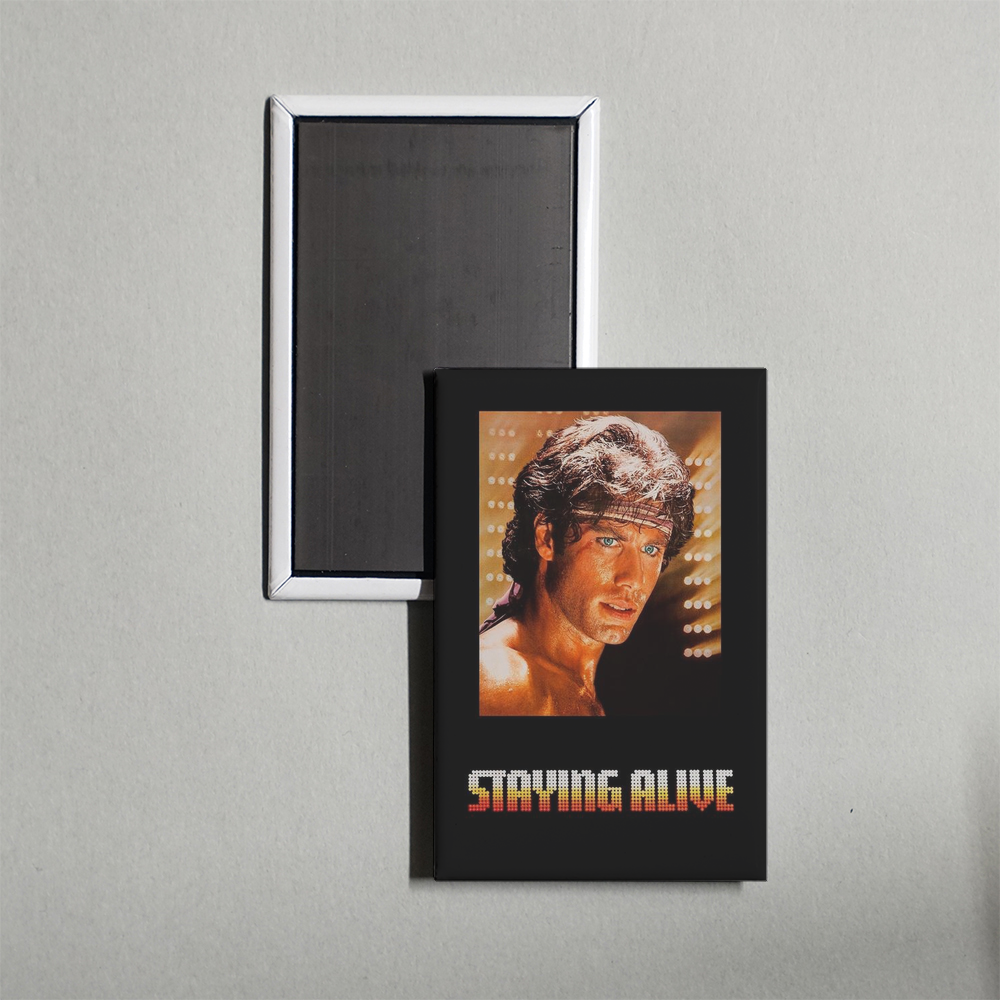 Staying Alive Mini Movie Fridge Magnet