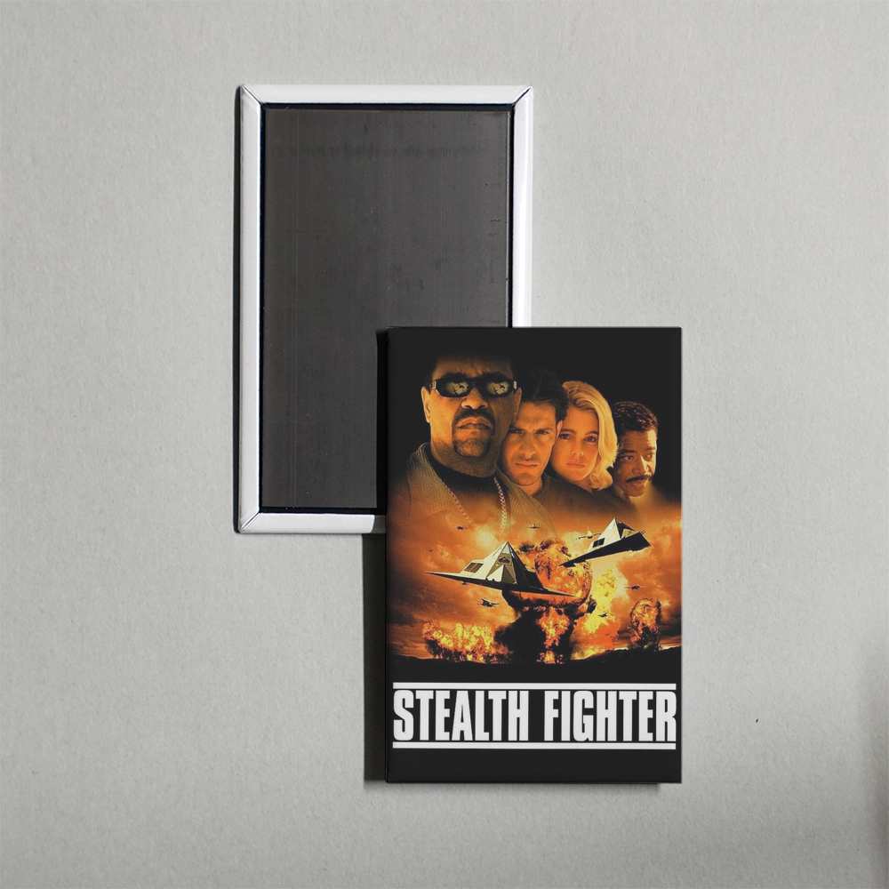 Stealth Fighter Mini Movie Fridge Magnet