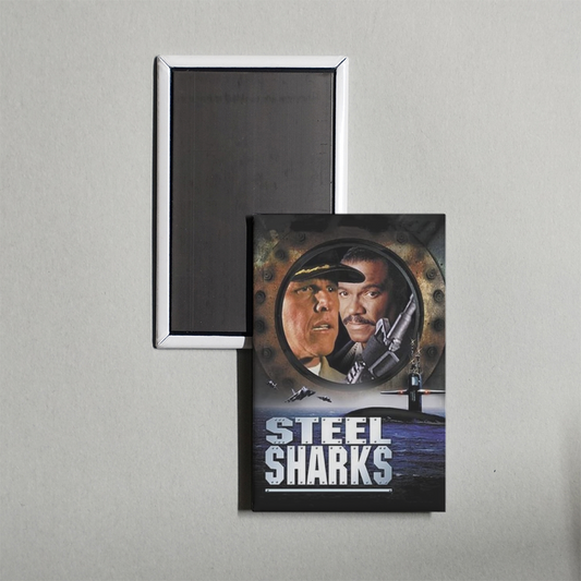Steel Sharks Mini Movie Fridge Magnet