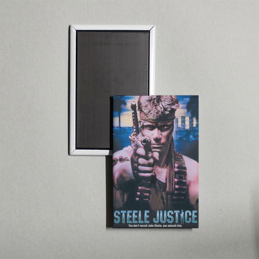 Steele Justice Mini Movie Fridge Magnet