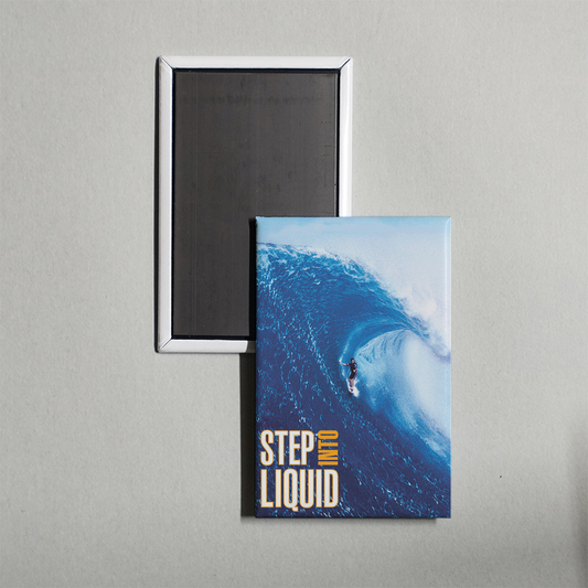 Step Into Liquid Mini Movie Fridge Magnet