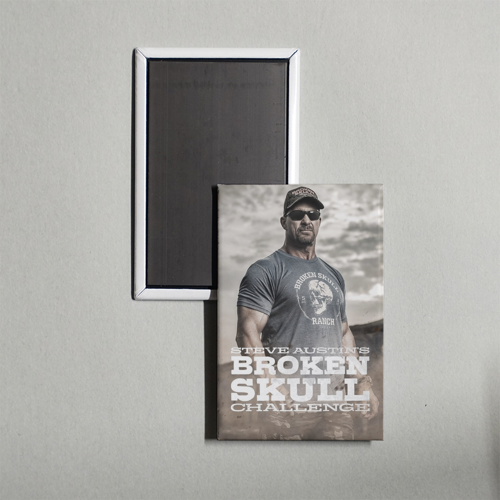 Steve Austin's Broken Skull Challenge TV Show Fridge Magnet