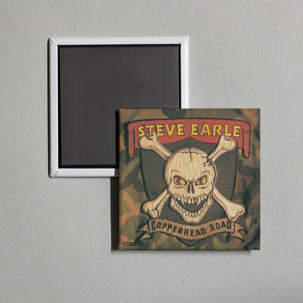 Steve Earle - Copperhead Road Album Cover Fridge Magnet