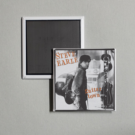 Steve Earle - Guitar Town Album Cover Fridge Magnet