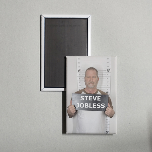Steve Jobless Mini Movie Fridge Magnet