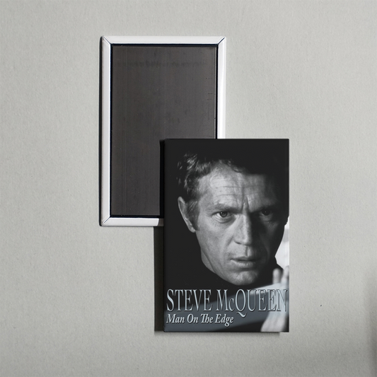Steve McQueen Man on the Edge Mini Movie Fridge Magnet