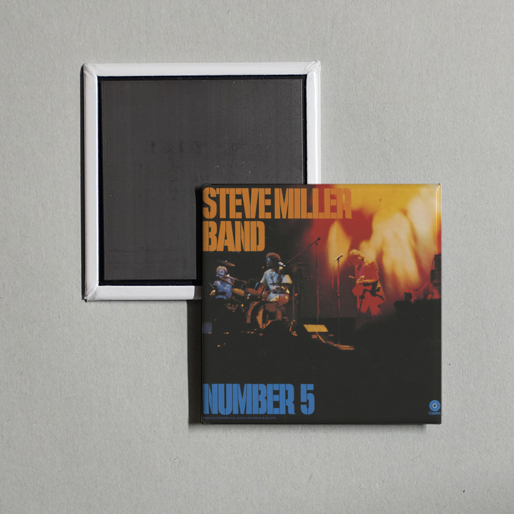 Steve Miller Band - Number 5 Album Cover Fridge Magnet