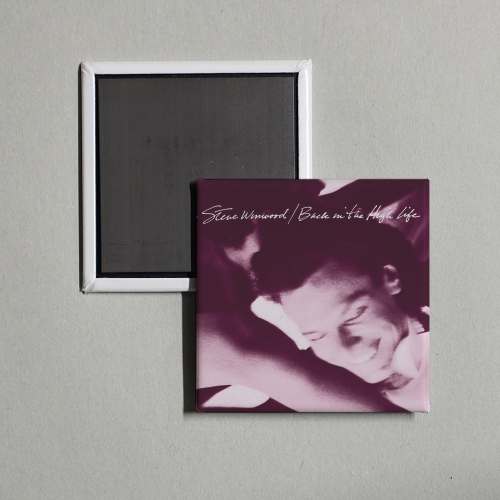 Steve Winwood - Back In The High Life Album Cover Fridge Magnet