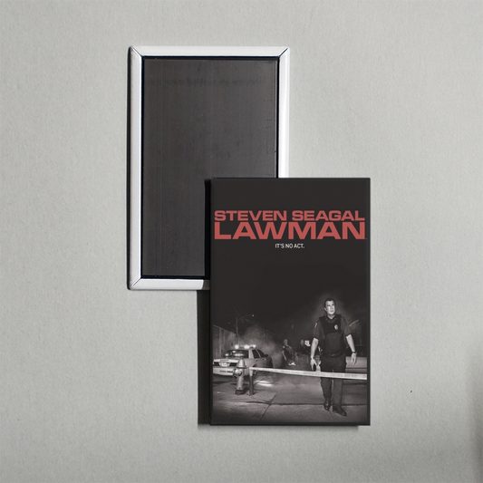 Steven Seagal Lawman TV Show Fridge Magnet