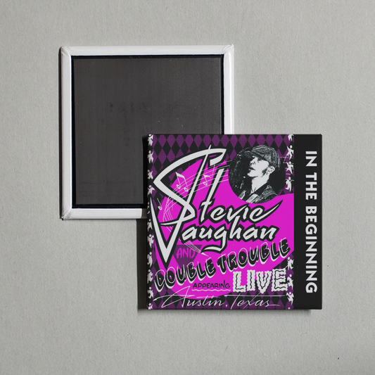 Stevie Ray Vaughan - In The Beginning Album Cover Fridge Magnet