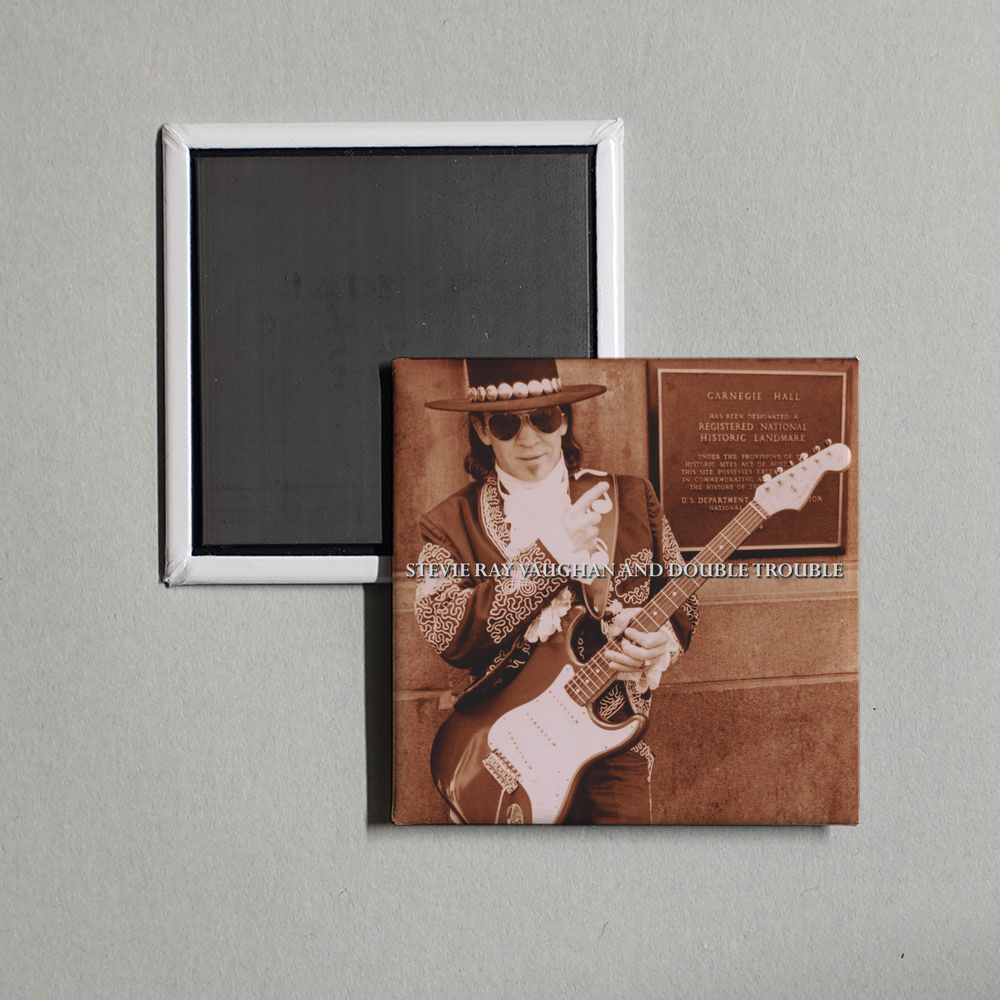 Stevie Ray Vaughan - Live at Carnegie Hall Album Cover Fridge Magnet