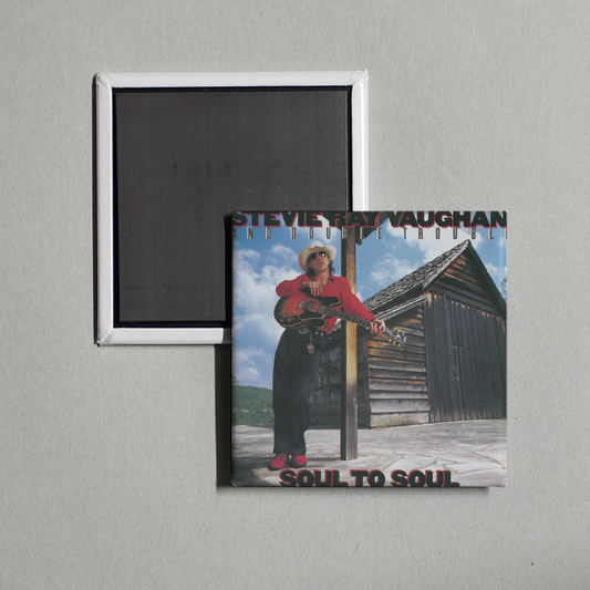 Stevie Ray Vaughan - Soul to Soul Album Cover Fridge Magnet