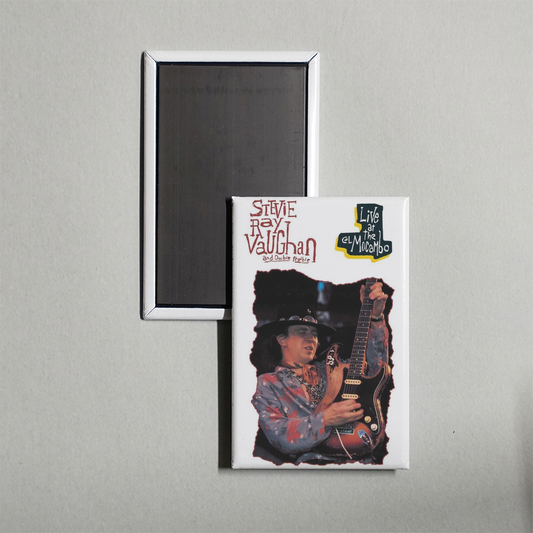Stevie Ray Vaughan and Double Trouble Live at the El Mocambo Mini Movie Fridge Magnet