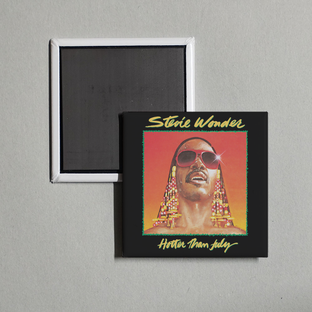 Stevie Wonder - Hotter Than July Album Cover Fridge Magnet