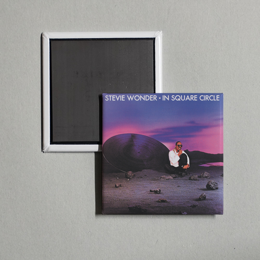 Stevie Wonder - In Square Circle Album Cover Fridge Magnet