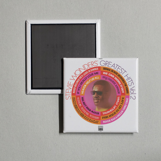 Stevie Wonder - Stevie Wonder's Greatest Hits, Vol.2 Album Cover Fridge Magnet