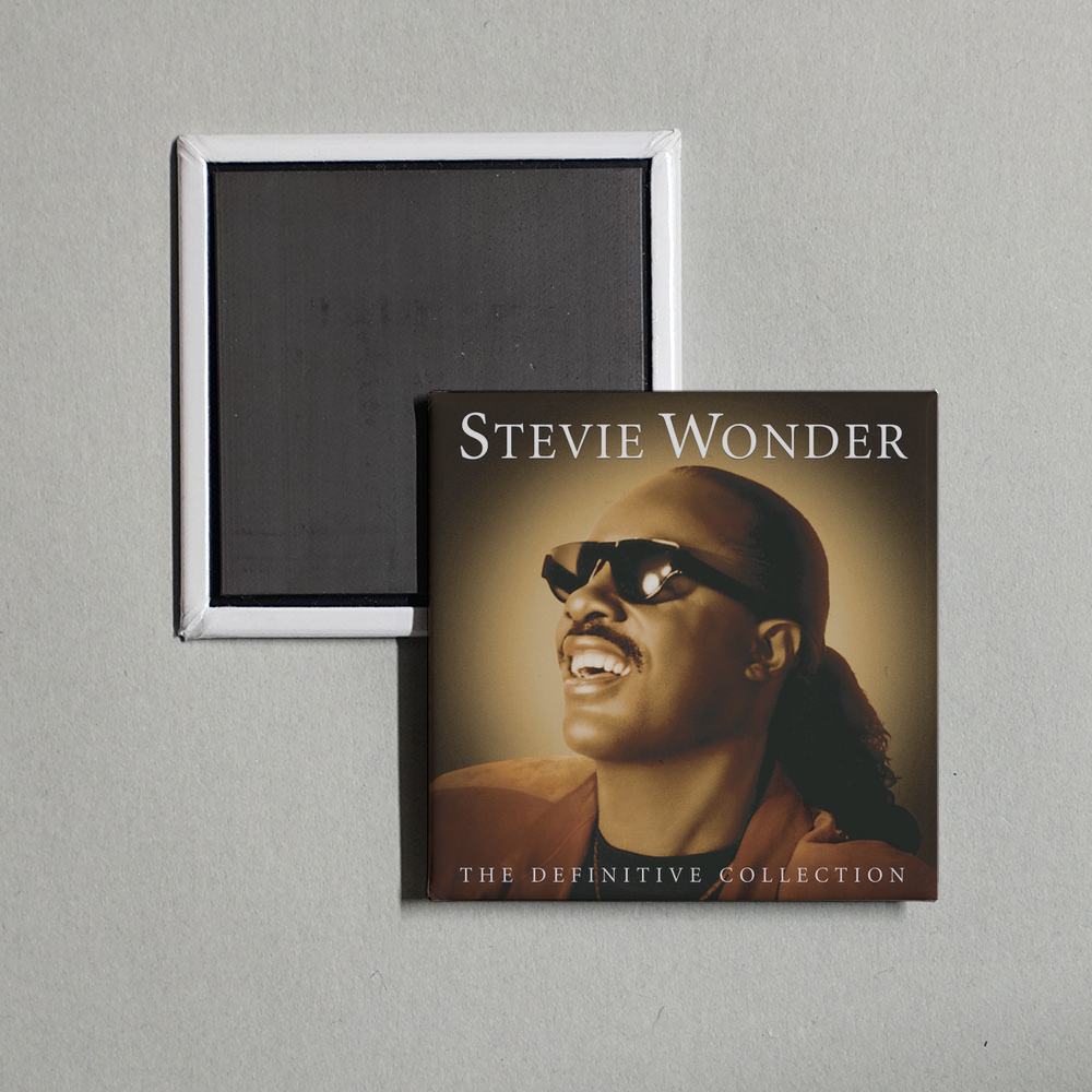 Stevie Wonder - The Definitive Collection Album Cover Fridge Magnet