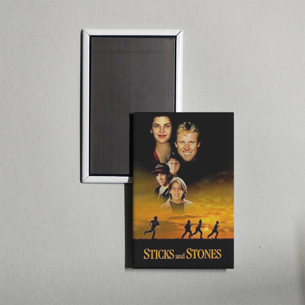 Sticks & Stones Mini Movie Fridge Magnet
