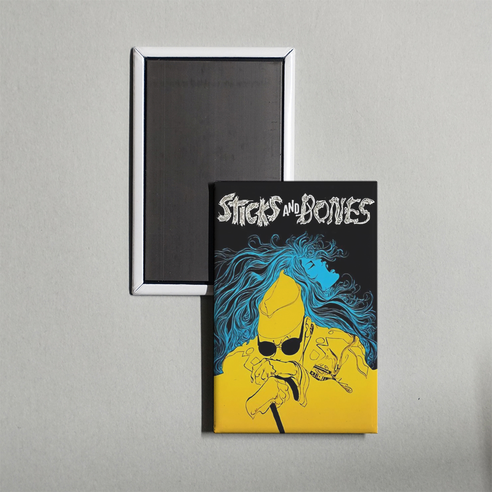 Sticks and Bones Mini Movie Fridge Magnet