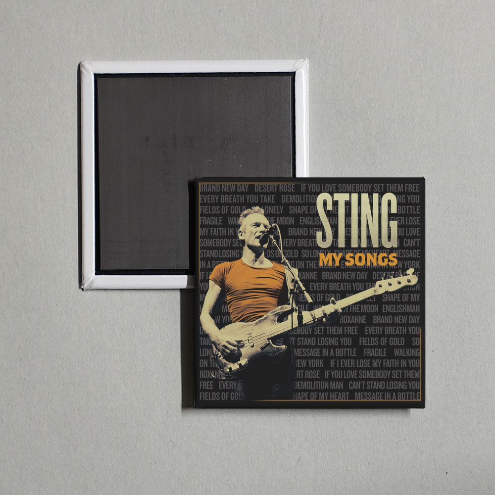 Sting - My Songs (Deluxe) Album Cover Fridge Magnet