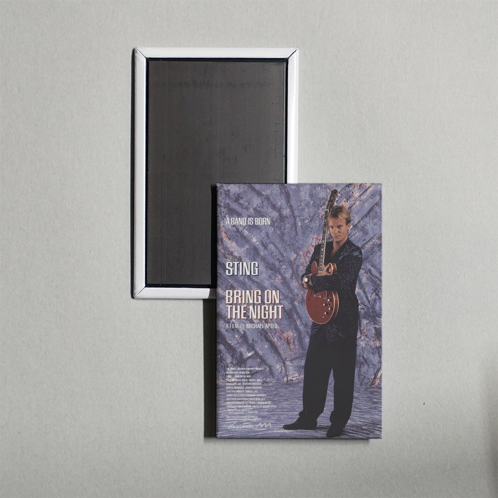 Sting Bring on the Night Mini Movie Fridge Magnet