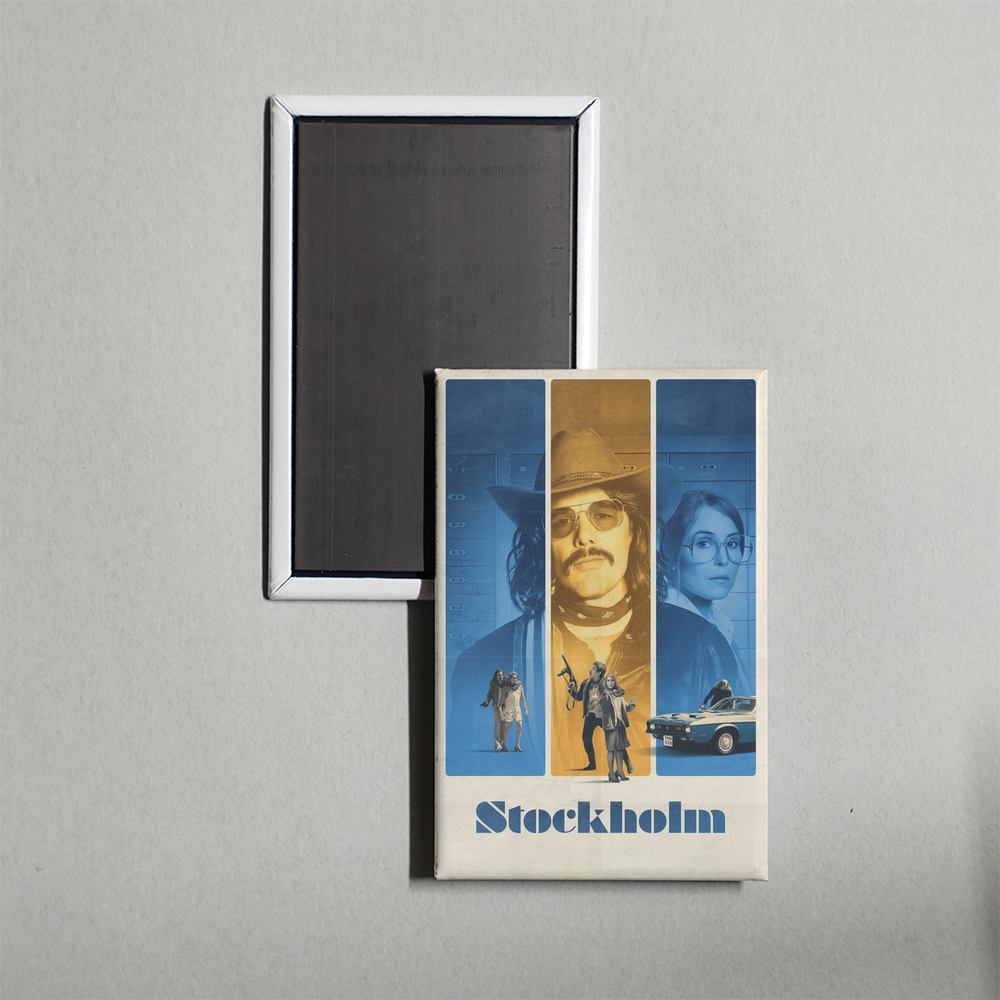 Stockholm Mini Movie Fridge Magnet